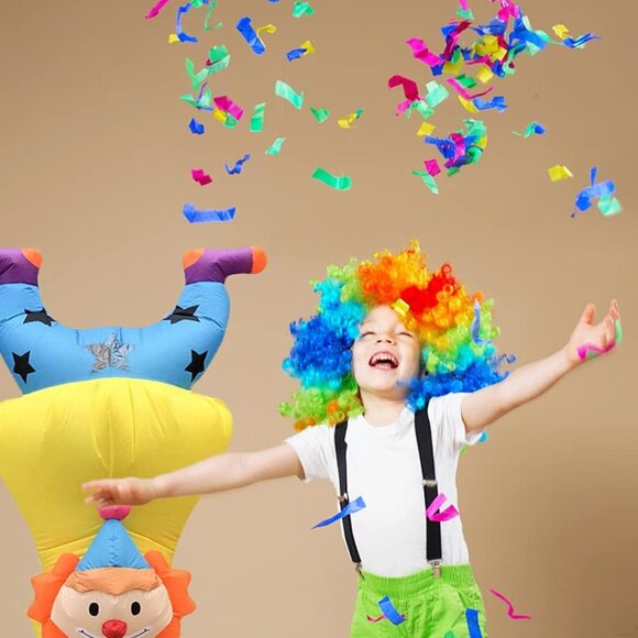 Inflatable Clown Costume Fancy Dress Funny Costume for Halloween Party Costume - Picture 8 of 8